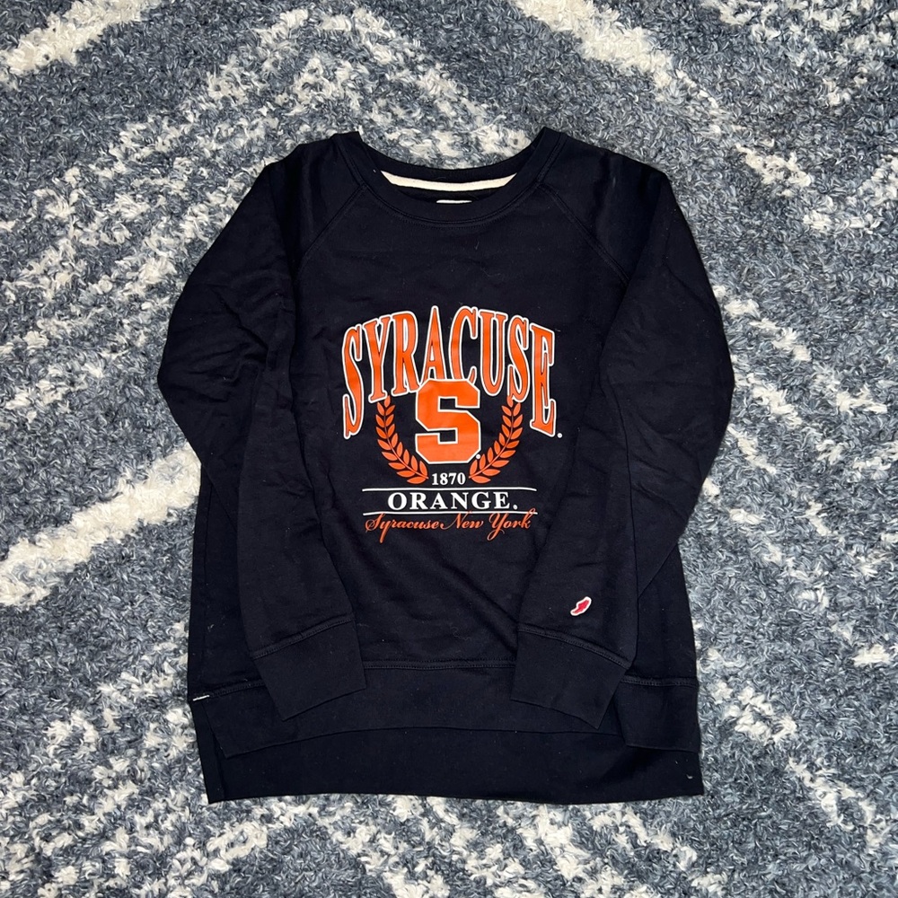 Navy vintage syracuse crewneck